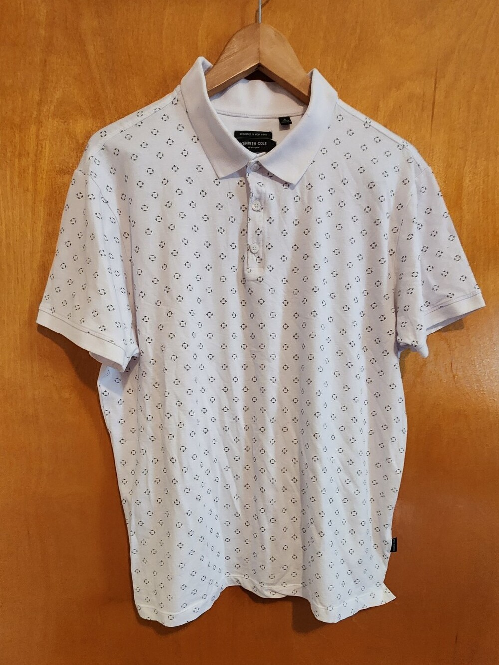 Kenneth Cole White Golf Polo